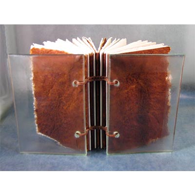 Miniature book with glass cover