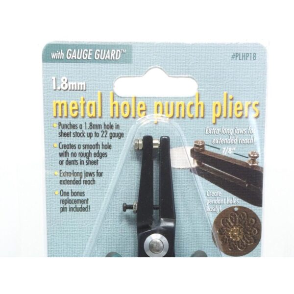1.8mm Metal Hole Punch Pliers - label detail