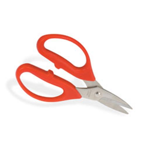 Red handled scissors