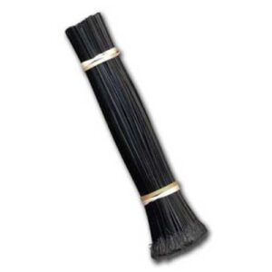 plastic broom straws - paper marbling tool