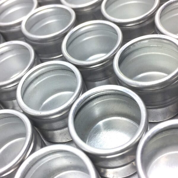 storage tins with glass lids
