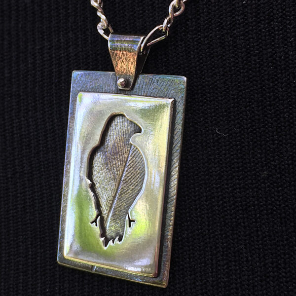 Sterling silver “Raven” necklace